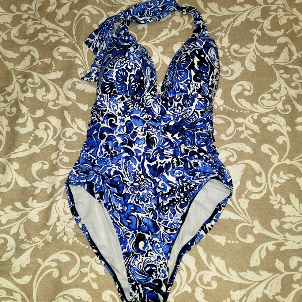 Ralph Lauren sz 10 halter bathing suit